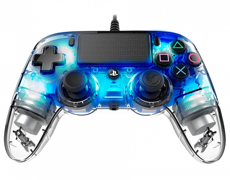 Žaidimų pultelis Nacon Illuminated Compact Controller PS4, Wired, Light Blue