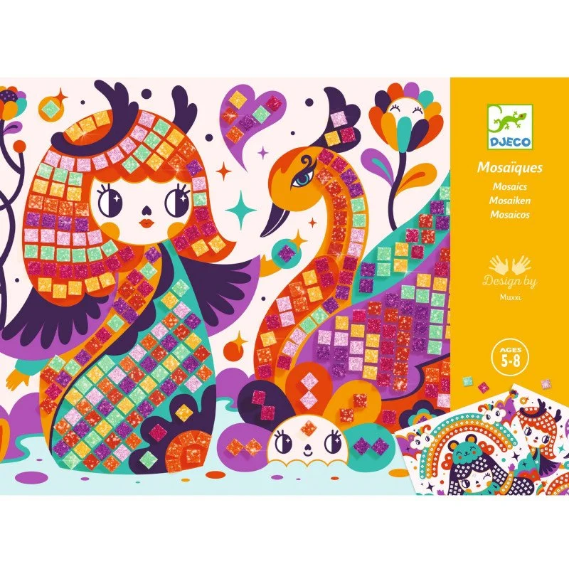 Kūrybinis rinkinys-mozaika - Kokeshi DJ08904