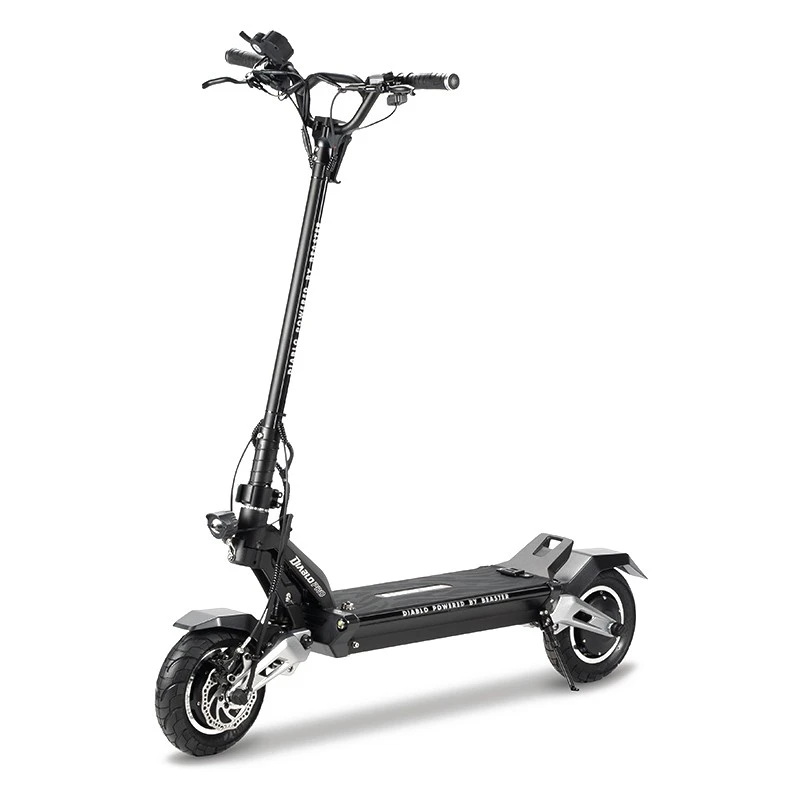 Elektrinis paspirtukas Beaster Scooter Diablo PRO, 2400W, 60V, 24Ah, Black/Silver BSDIABLOPROS