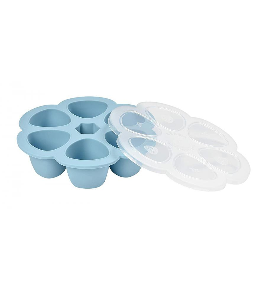 Silikoninis kūdikio maisto konteineris Multiportions Beaba (6 x 90 ml), Blue
