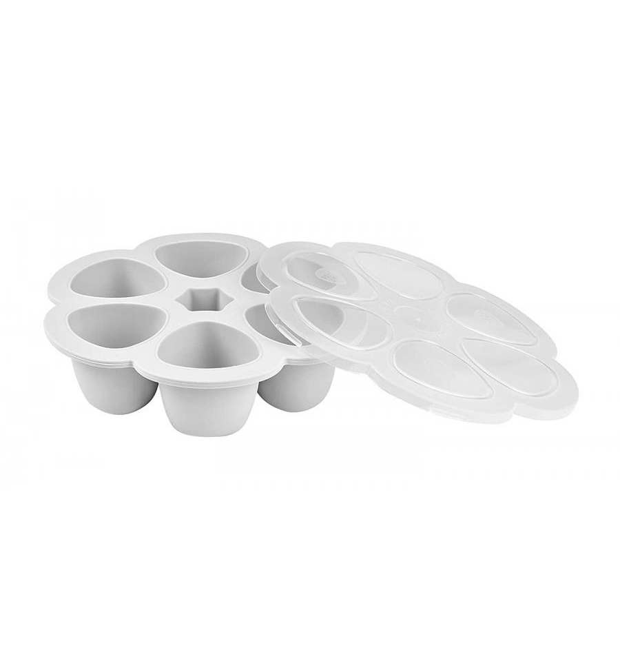 Silikoninis kūdikio maisto konteineris Multiportions Beaba (6 x 90 ml), Light Mistk