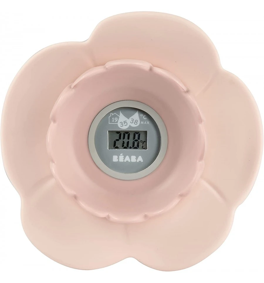 Kambario ir vonios termometras Beaba, Old Pink