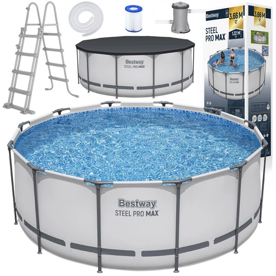 Karkasinis baseinas Bestway 366 x 122 cm 11in1 56420