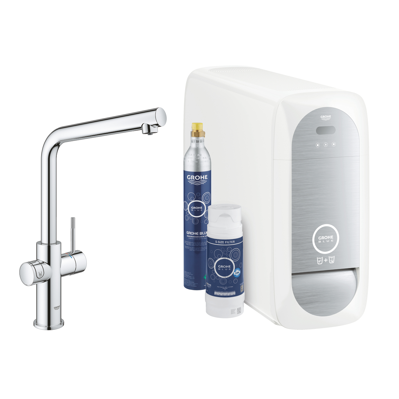 Grohe Blue Home Starter Kit L formos chrome 31454001