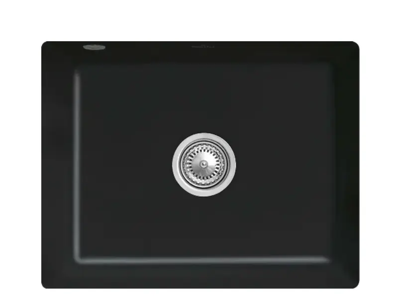 Plautuvė Villeroy&Boch Subway 60SU montuojama iš apačios, juodos spalvos 331001S5