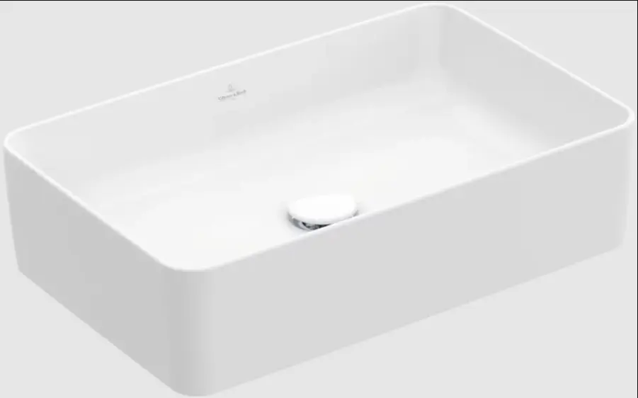 Praustuvas Villeroy&Boch Collaro 560x360 mm keturkampis montuojamas ant stalviršio 4A205601