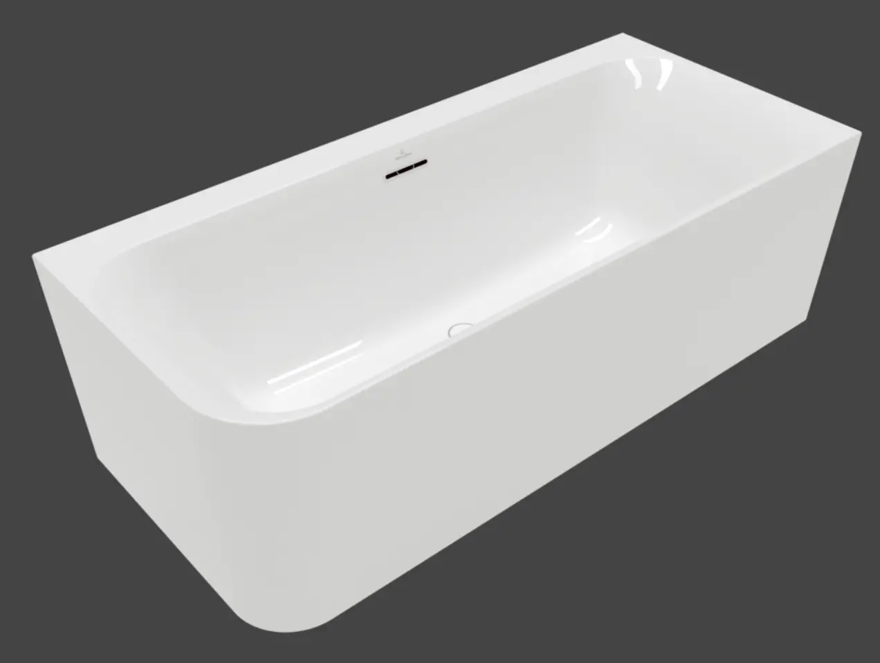 Vonia Villeroy&Boch Montuojama prie sienos, 1800x800mm balta UBA180LOF9CR00V-01