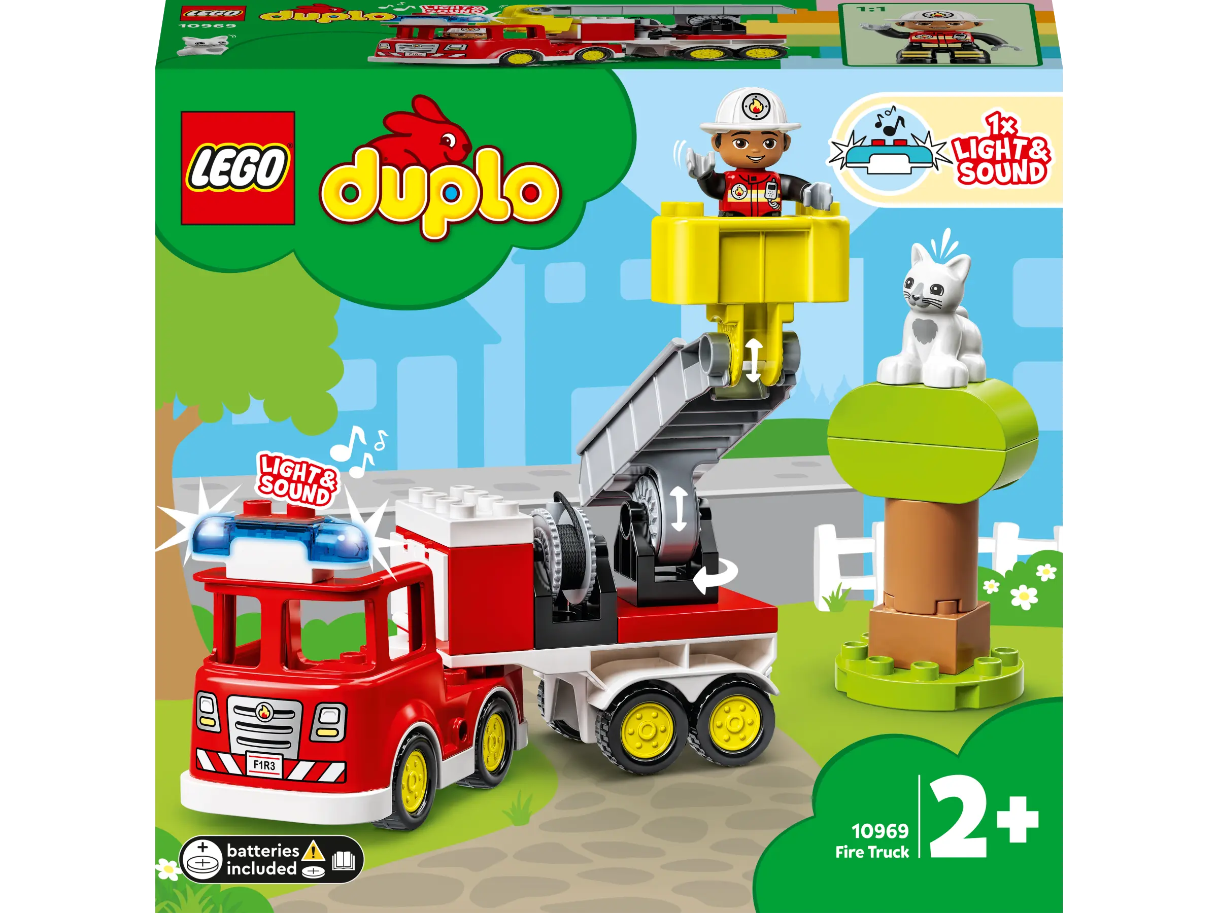 LEGO® 10969 DUPLO Ugniagesių automobilis