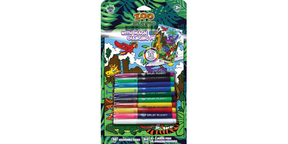Magiška spalvinimo knygelė ZOO
