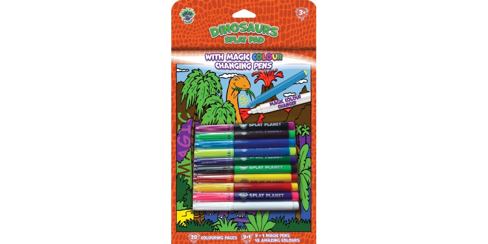 Magiška spalvinimo knygelė DINOZAURAI