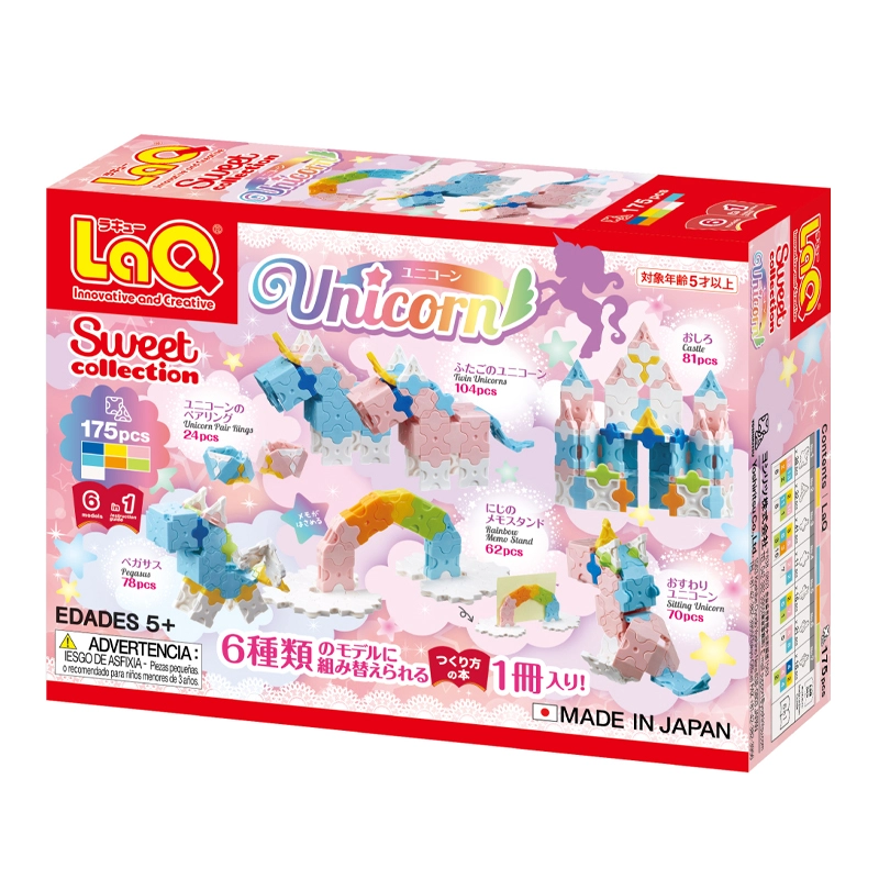 Japoniškas konstruktorius LaQ "Sweet Collection Unicorn"