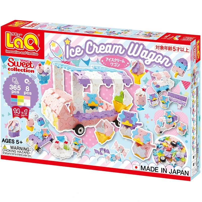 Japoniškas konstruktorius LaQ "Sweet Collection ICE CREAM WAGON"