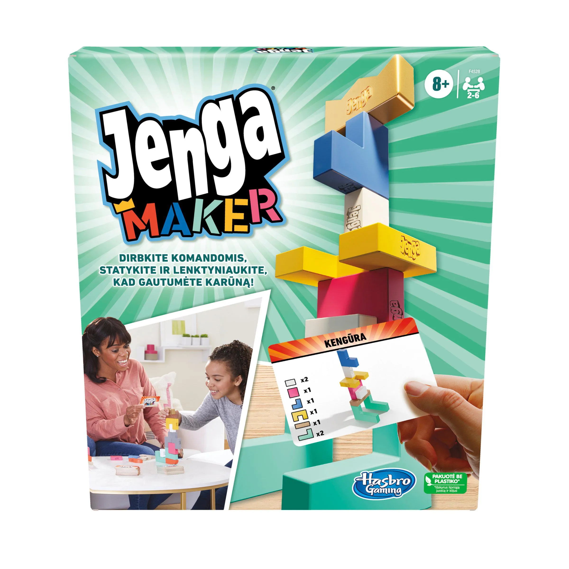 Stalo žaidimas HASBRO Jenga Maker LT F4528LT