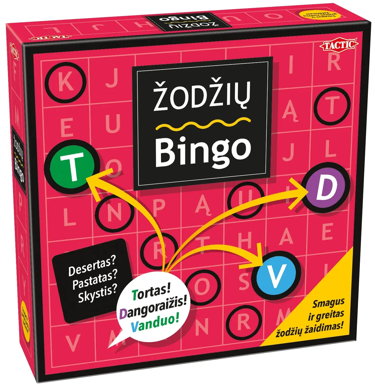 Stalo žaidimas TAC Word Bingo LT