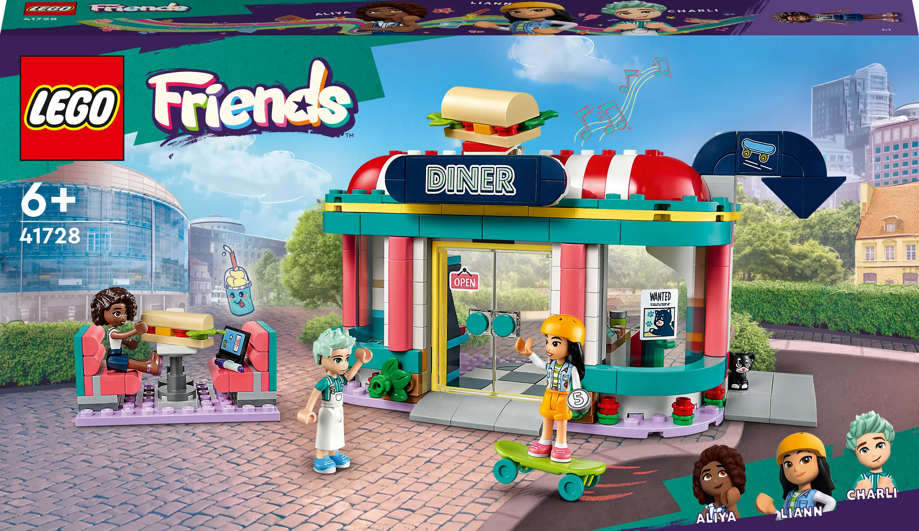 LEGO® 41728 FRIENDS Hartleiko miesto restoranas