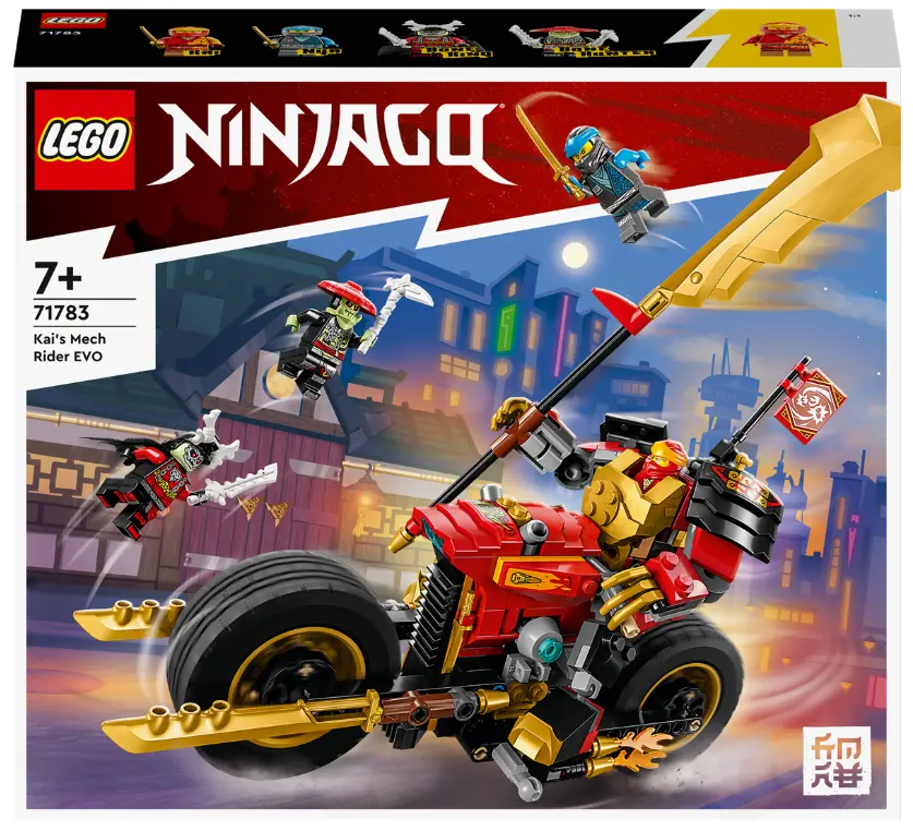 LEGO® 71783 NINJAGO® Kai robotas motociklas EVO