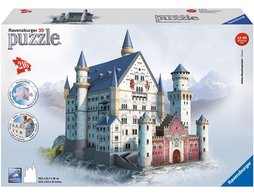 Ravensburger dėlionė "3D Puzzle Schloss Neuschwanstein"