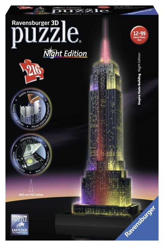Ravensburger dėlionė "3D Puzzle Eiffel Tower. Night Edition"