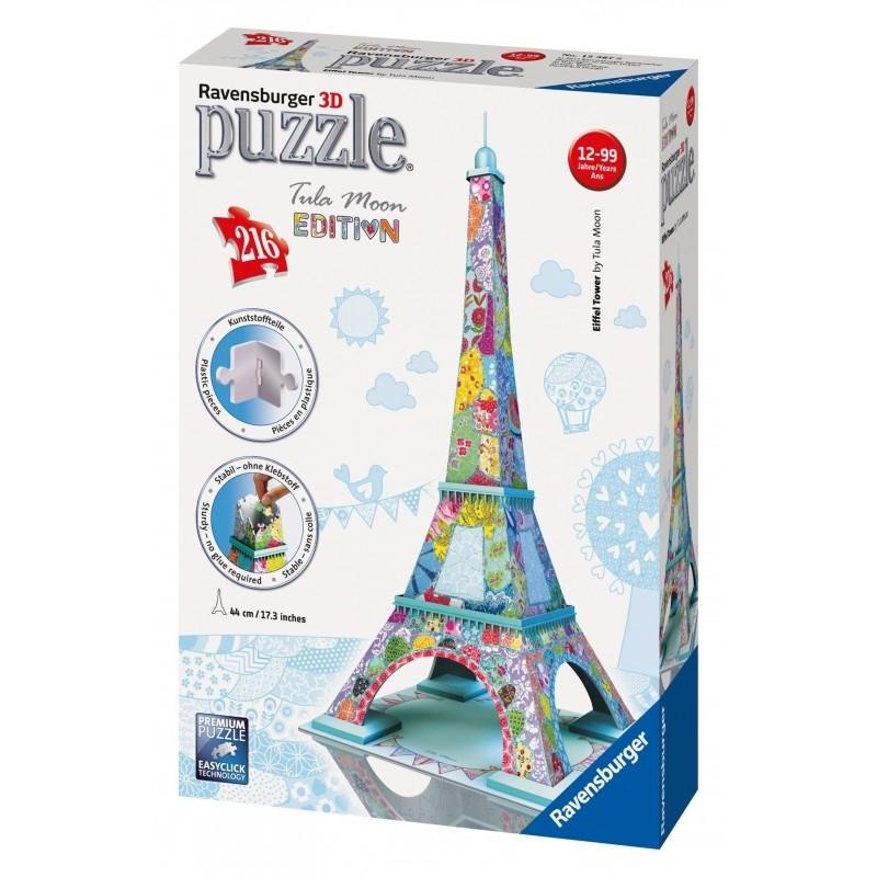 Ravensburger dėlionė "3D Puzzle Eiffel Tower by Tula Moon"