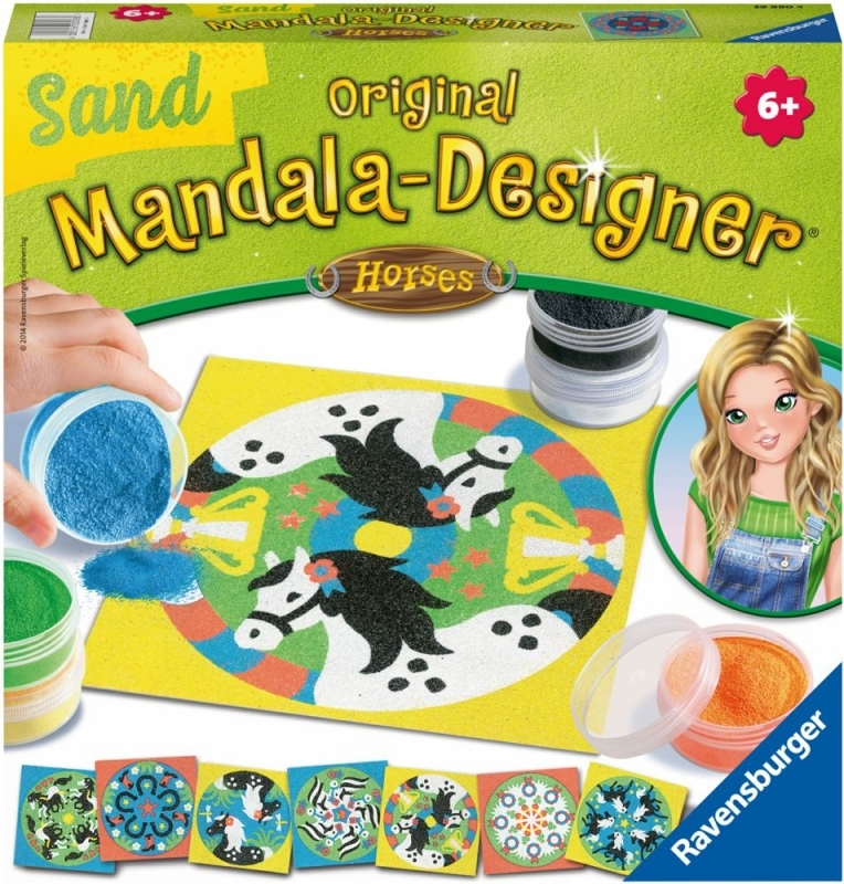 Ravensburger rinkinys - piešimas smėliu "Arkliai"