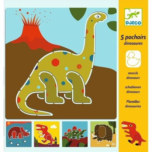 Djeco piešimo trafaretai "Dinozaurai" DJ08863