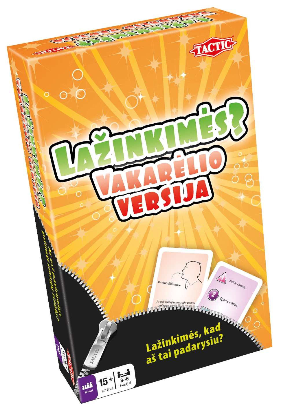 TAC Kelioninis žaidimas „Lažinkimės?“ vakarėlių versija, LT