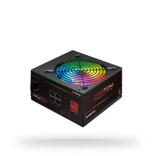 Maitinimo šaltinis|CHIEFTEC|650 W|Efektyvumas 80 PLUS GOLD|PFC Active|CTG-650C-RGB
