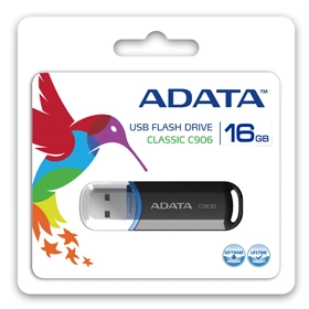 ADATA C906 32 GB, USB 2.0, juodas