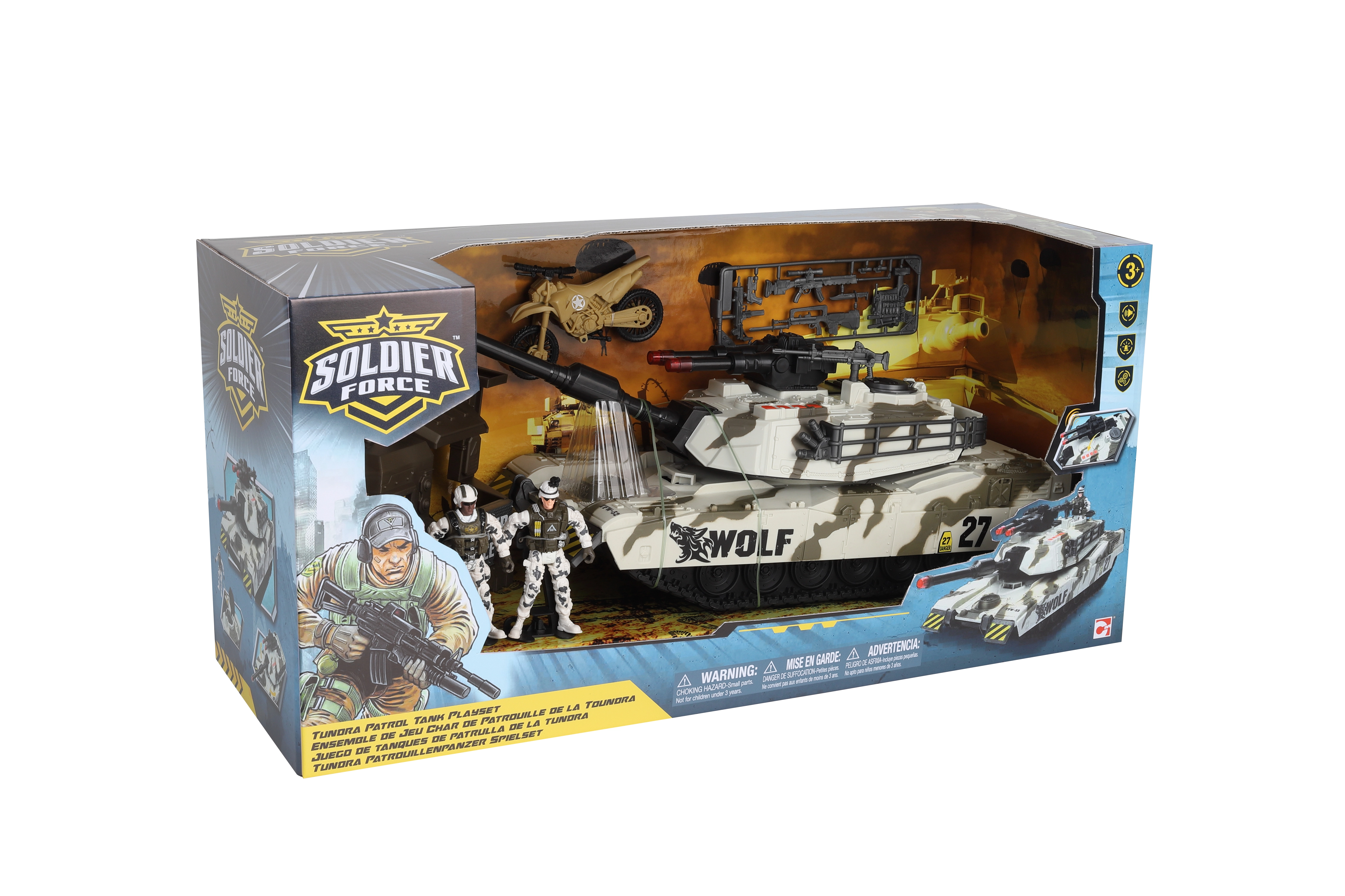 CHAP MEI karinis rinkinys Soldier Force Tundra Patrul Tank, 545062