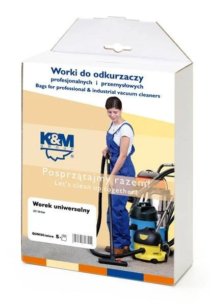 Universalūs dulkių siurblio maišeliai K&M (5 vnt.)