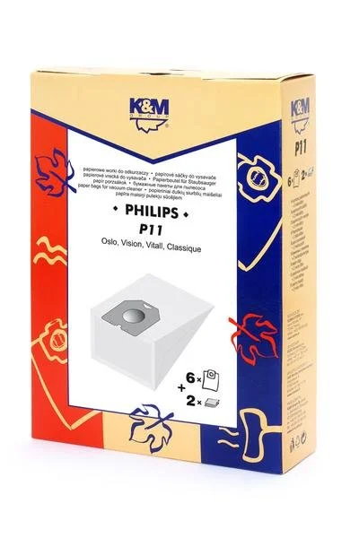 Dulkių siurblio maišeliai K&M PHILIPS Oslo (4 vnt.)