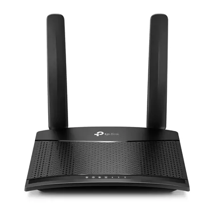 Bevielio tinklo įranga TP-LINK 4G LTE maršrutizatorius TL-MR100 802.11n, 300 Mbit/s, 10/100 Mbit/s, Ethernet LAN (RJ-45) prievadai 2, 4G, Antenos tipas 2x Nuimamos išorinės antenos