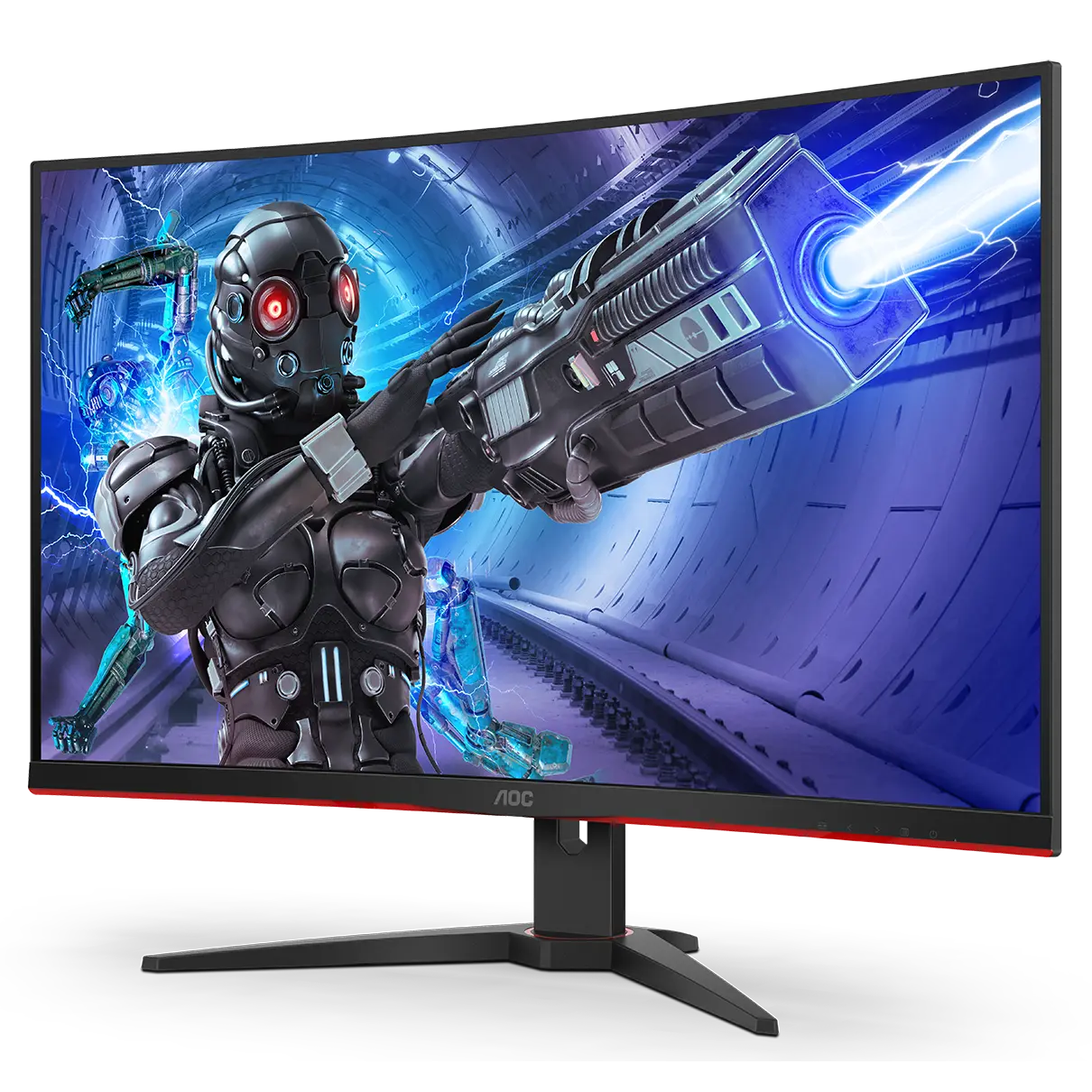 Monitorius AOC | C32G2ZE | 31.5 " | VA | FHD | 16:9 | 1 ms | 300 cd/m² | Black | Headphone out (3.5mm) | HDMI ports quantity 2 | 240 Hz