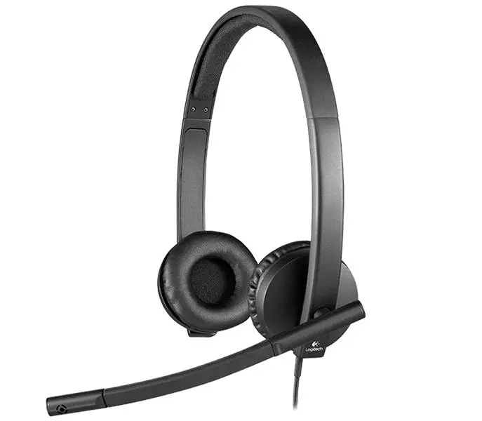 Ausinės Logitech H570e Stereo Black