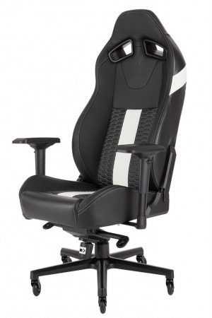 Žaidimų kėdė Corsair T2 ROAD WARRIOR High Back Desk and Office Chair Juoda/Balta