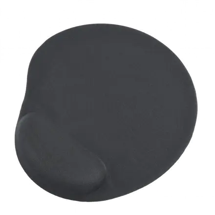 Ergonominis pelės kilimėlis Gembird Gel pelės kilimėlis su riešo atrama Juoda, 240 x 220 x 4 mm
