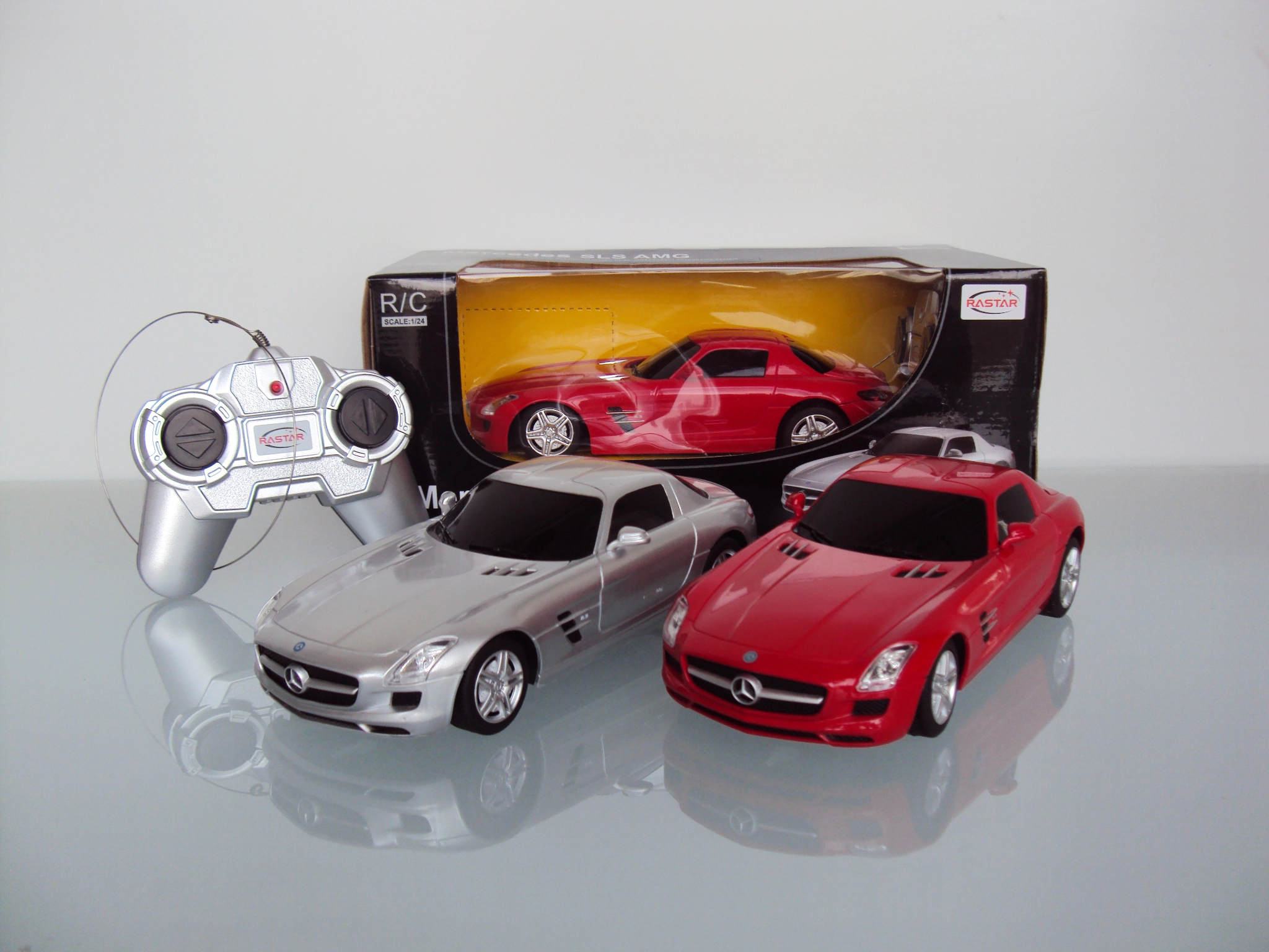RASTAR automodelis valdomas 1:24 Mercedes sls amg, 40100