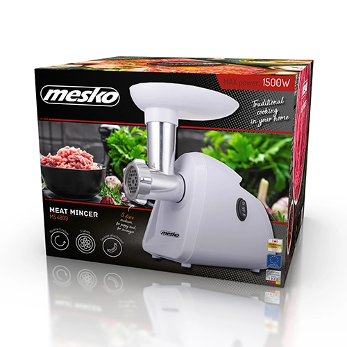 Mesko MS 4809 mėsmalė, 1500W, balta