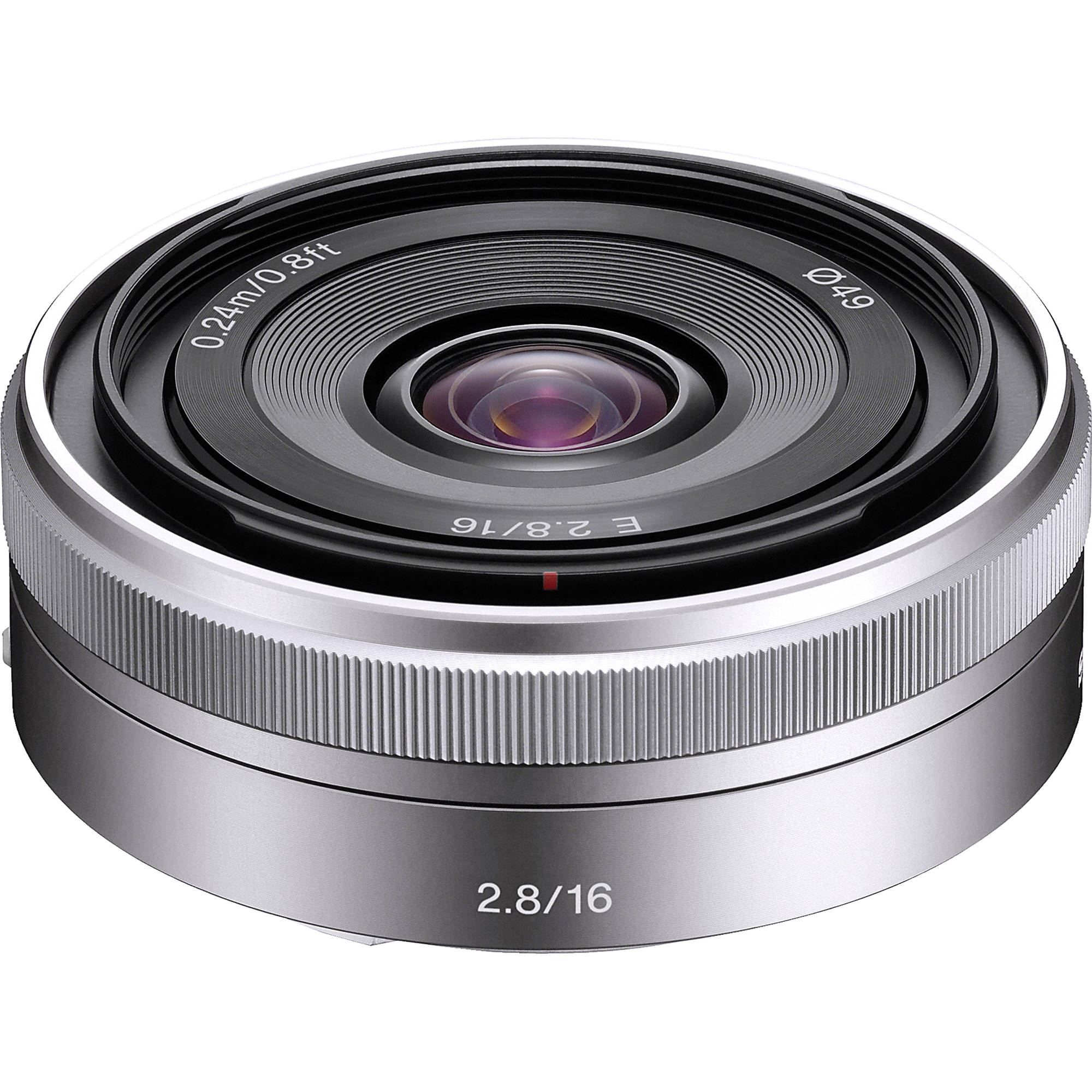 Sony E 16mm F2.8 (Silver) | (SEL16F28)