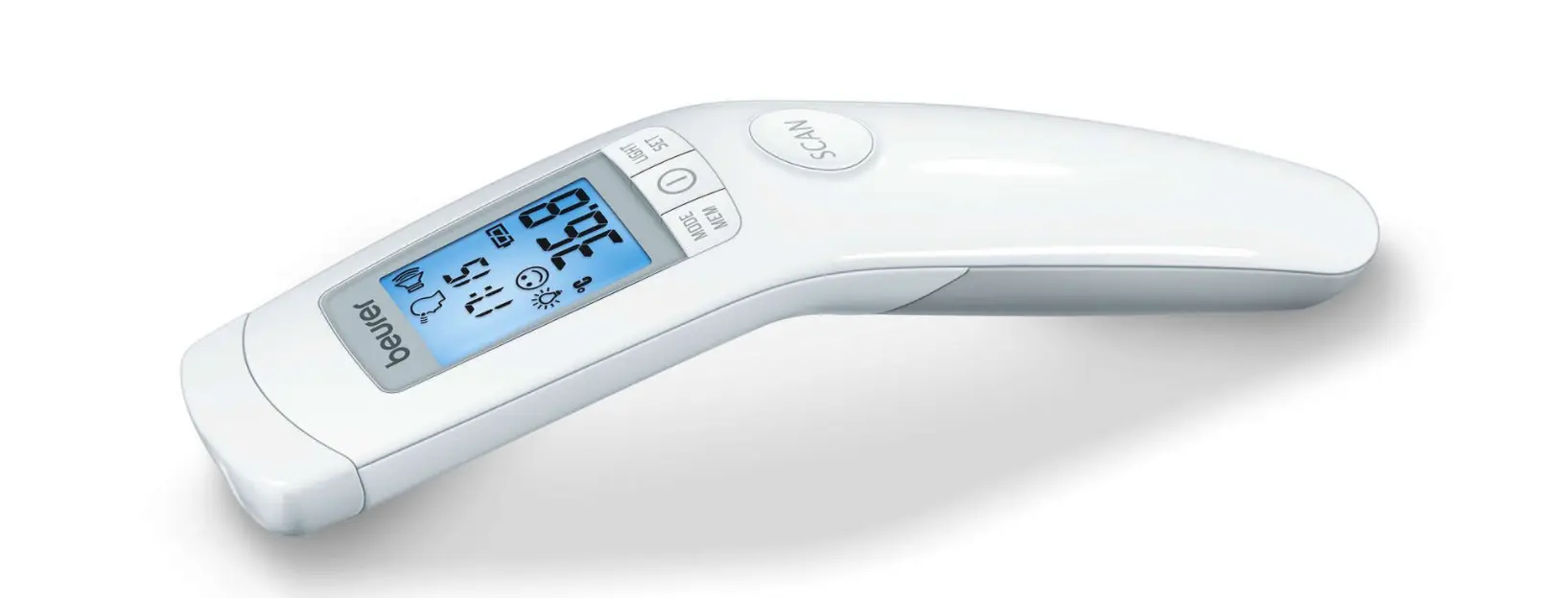 Beurer FT 90 Beurer Non-contact thermometer FT 90 Memory function, Accuracy 36°C to 39 °C, Measurement time 2 s, White