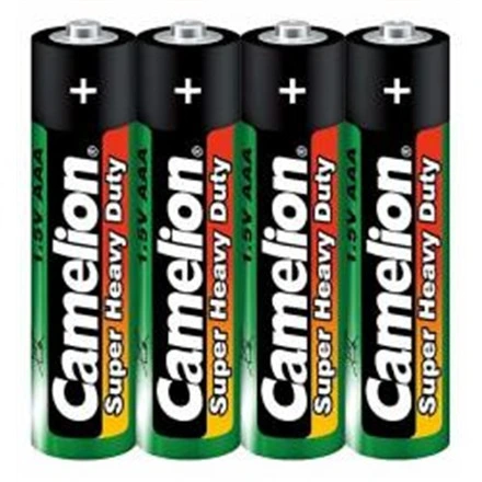 Camelion Super Heavy Duty AAA (R03), Green, 4 pcs 1-pack maitinimo elementai