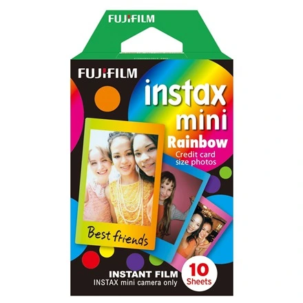 Fujifilm Fotoplokštelės Instax MINI Rainbow 10vnt.