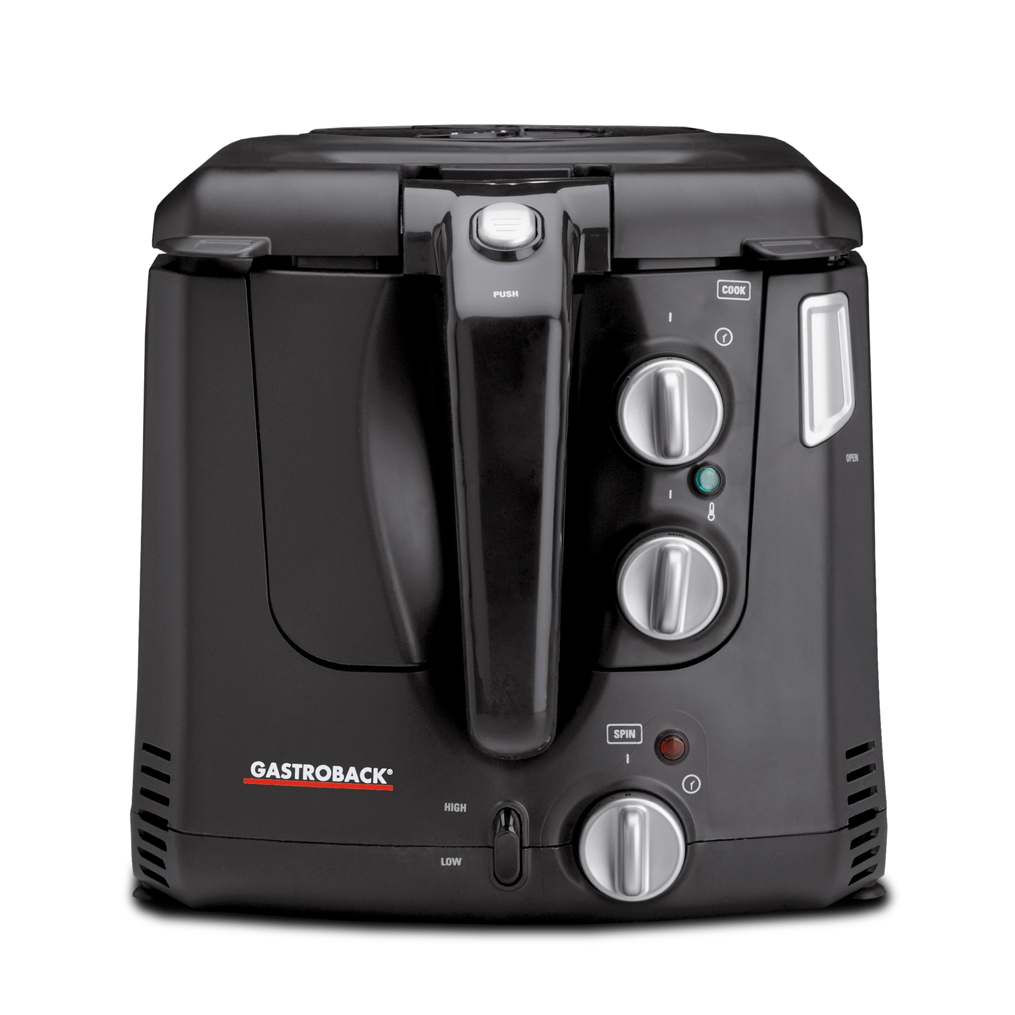 Gruzdintuvė Gastroback Vita-Spin Fryer, 2000 W, 2.5 l, juoda