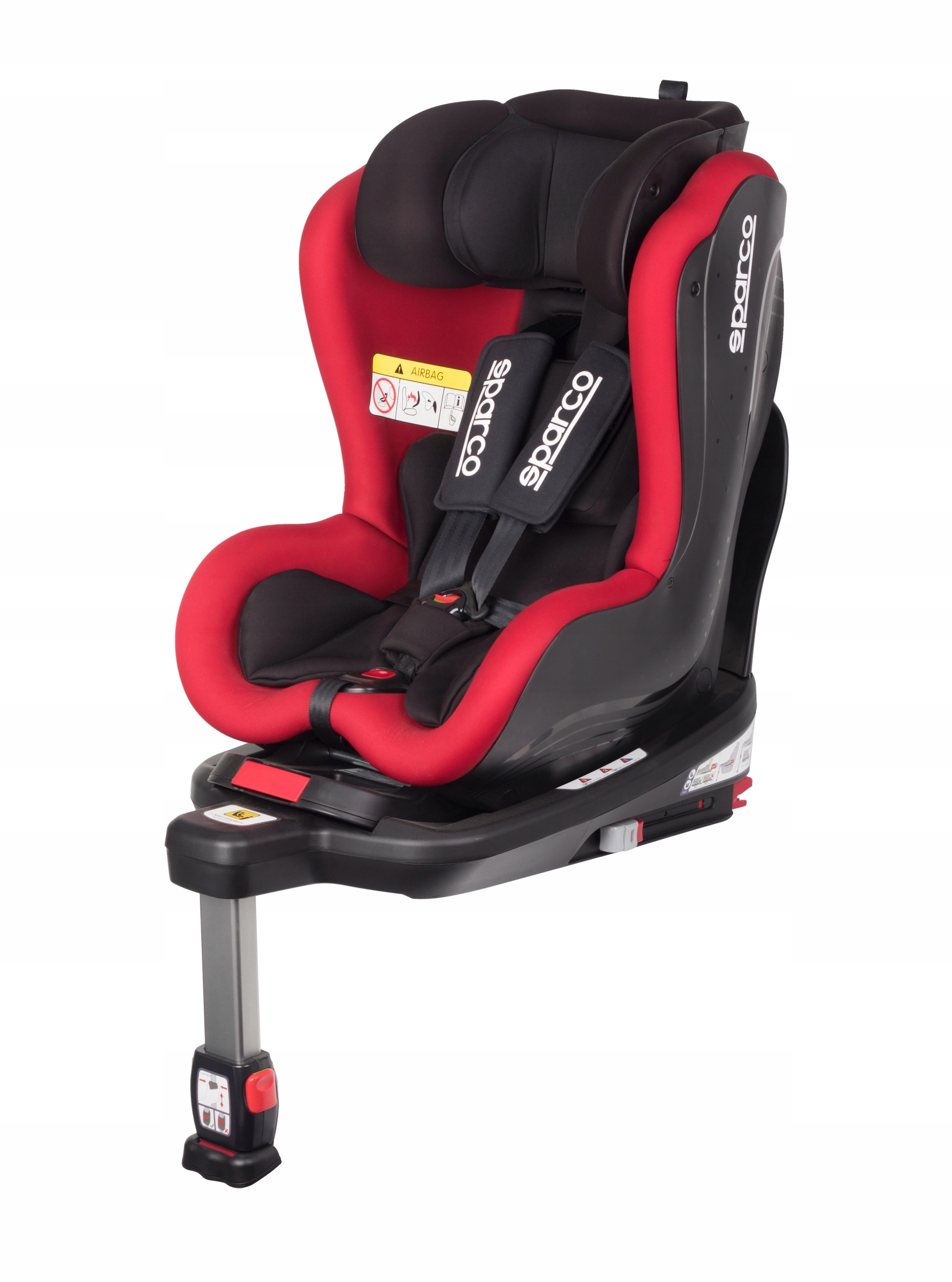 Automobilinė kėdutė Sparco SK500i black-red MAX 0-18 kg