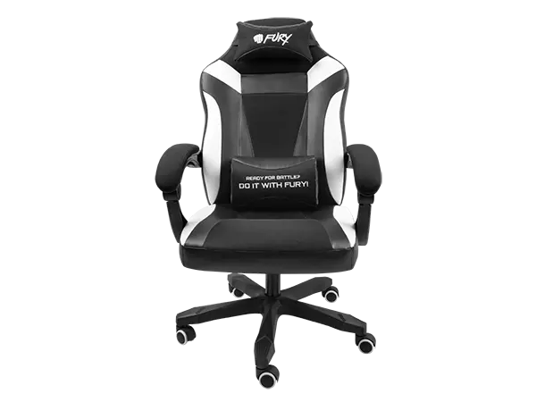Žaidimų kėdė Fury Avenger M, Black/White