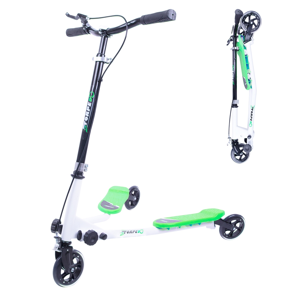 Triukinis paspirtukas Worker Fliker (iki 50kg) -  Green-White