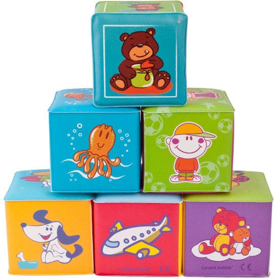 CANPOL BABIES kaladėlės minkštos 6vnt. 2/817