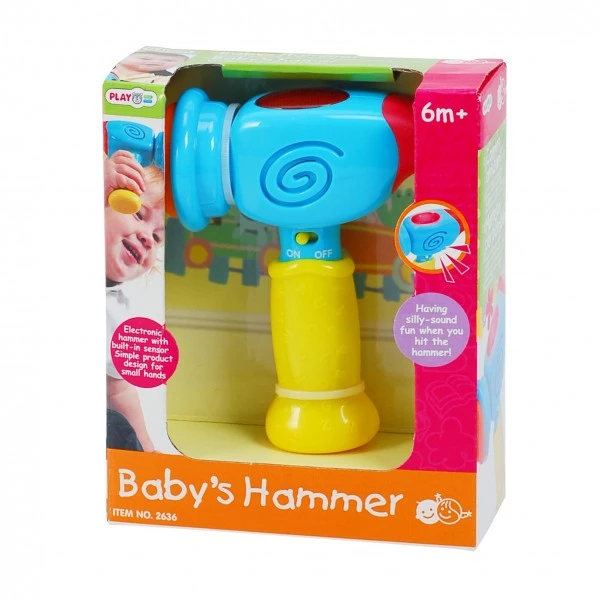 PLAYGO INFANT&TODDLER plaktukas žaislinis 6mėn.+, 2636