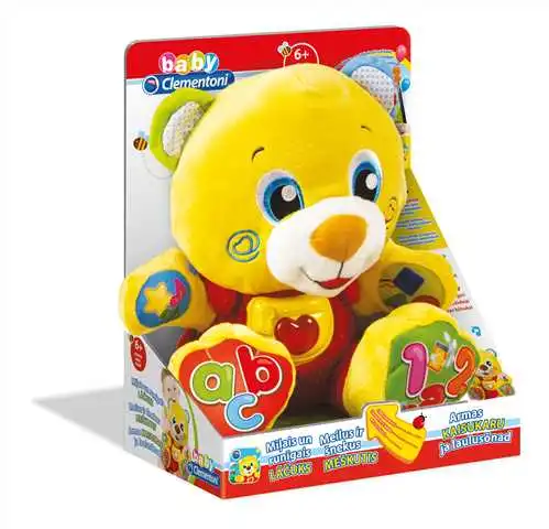 CLEMENTONI Lavinamasis meškutis Lele Plush (LT+LV+EE), 60171/50346