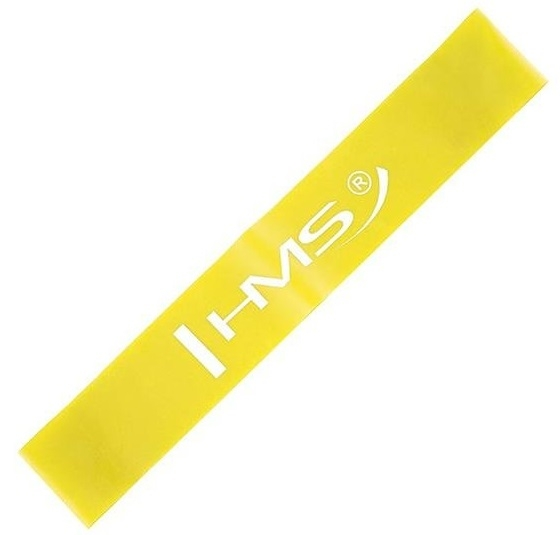 Treniravimosi guma HMS GU04 geltona, 600x50x0.4 mm